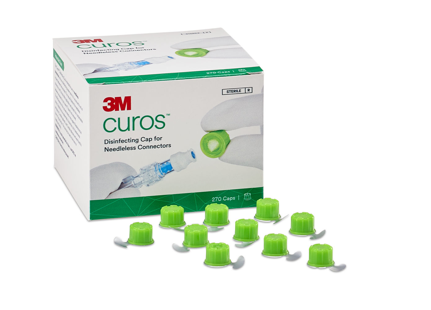 Curos Disinfecting Cap for Needleless Connectors