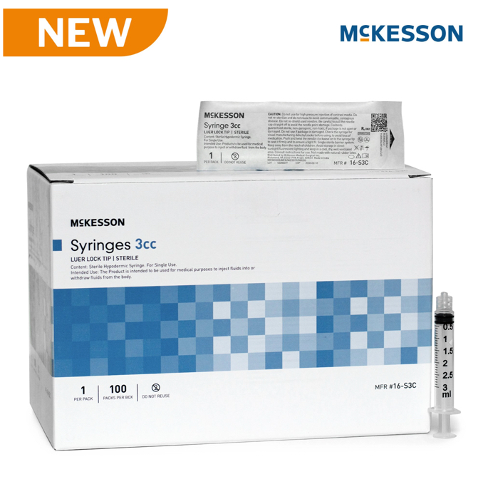 3 mL Luer-Lock General-Purpose Syringe