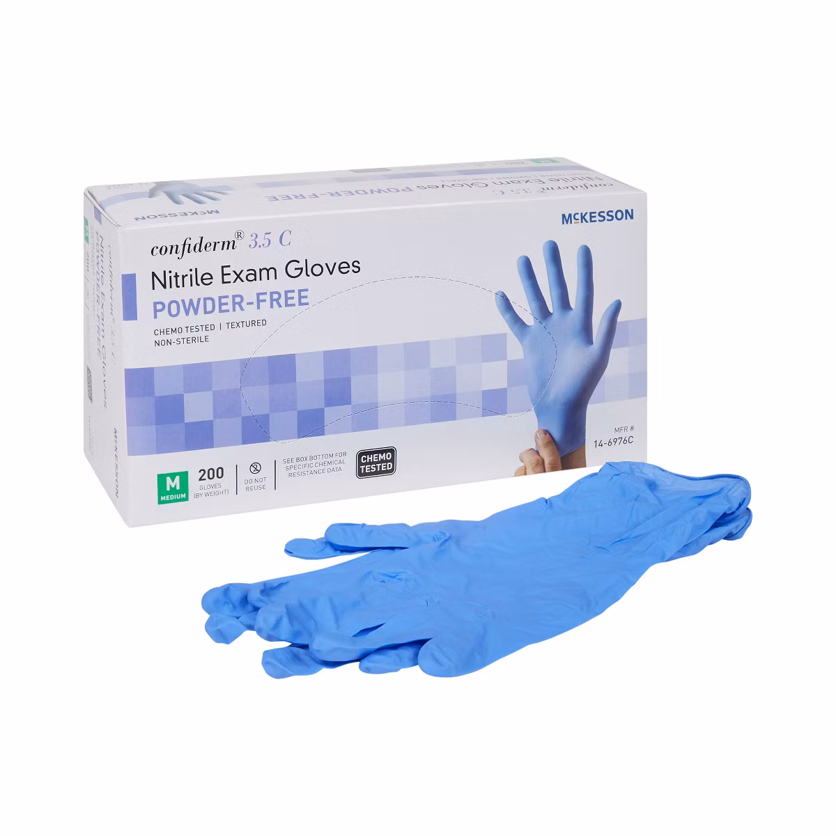 Confiderm 3.5C Nitrile Exam Gloves