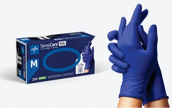 SensiCare Silk Nitrile Exam Gloves — SmartBox
